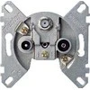 Schneider Electric Merten antenos lizdas trigubas R / TV / SAT galutinis (MTN466097)