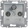 Schneider Electric Mazgas R- TV- SAT, be aliuminio rėmelio (EPH3500161)