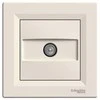 Schneider Electric ASFORA TV galutinis antenos lizdas 1dB kreminis - EPH3200123