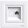 Schneider Electric ASFORA kompiuterio lizdas vienas RJ45 cat.5E balta - EPH4300121