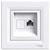 Schneider Electric Asfora kompiuterio lizdas vienas RJ45 cat.5E ekranas balta (EPH5000121)