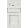 Schneider Electric Prancūziško stiliaus Solarix modulis, 22,5 x 45 mm, skirtas 1 kertiniam akmeniui tiesiai baltas SXF-M-1-22,5-WH-P