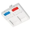 Schneider Electric Intelek Modulinis kištukinis lizdas KEYSTONE SXF-M-2-45-WH-P SOLARIX