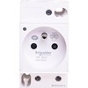 Schneider Electric Modulinis lizdas su iPC lempa 2P + E 10 / 16A 250V baltam bėgiui A9A15307 - A9A15307