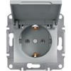 Schneider Electric Vieno Asform lizdas žemės schuko su plieno rėmeliu (EPH3100362)