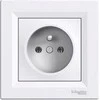Schneider Electric Kištukinis lizdas su IP44 pagrindu, baltas (EPH2800621)