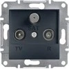 Schneider Electric R- TV- SAT lizdas asfora praeiti be antracito rėmo (EPH3500271)