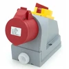 Schneider Electric N010TRG Fiksuotas maitinimo lizdas kombinuotas 16A/5P + pagrindinis jungiklis, ELS Elektrotechnika, N010TRG