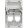 Schneider Electric LK One Actassi/Keystone dvigubas RJ45 lizdas 1,5 m baltas