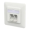 Schneider Electric METZ CONNECT lizdas E-DAT C6A LSA++ 2 portų įleidžiamas baltas (130E381027-I)