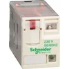 Schneider Electric kištukinė galios relė, 230 V AC ritė, 10 A perjungimo srovė, 3PDT
