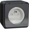 Schneider Electric Mureva Style Socket 2P+PE antracitas MUR35031