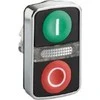 Schneider Electric Dvigubo mygtuko pavara žalia / raudona / OLI / su apšvietimu (ZB4BW7A3741)
