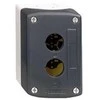 Schneider Electric 3 skylės dėklas 22mm pilkas IP65 - XALD03