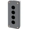 Schneider Electric 4 skylučių kasetės korpusas 22mm pilkas IP65 (XALD04)