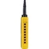 Schneider Electric 8 skylučių dėklas 22mm geltonas IP65 (XACA08)