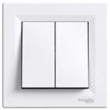 Schneider Electric Dvivietis mygtukas Asfora Baltas - EPH1100121
