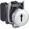 Schneider Electric Valdymo mygtukas 22mm baltas su grįžimu 1Z (XB4BA3341)