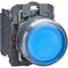 Schneider Electric Valdymo mygtukas 22mm mėlyna su savaiminio grįžimo funkcija ir foniniu apšvietimu 24V AC/DC 1Z 1R (XB5AW36B5)