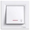 Schneider Electric Baltas apšvietimo mygtukas (EPH1800121)