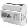 „Qoltec“ 3 fazių dvikryptis elektroninis skaitiklis | Energijos skaitiklis, montuojamas ant DIN bėgelio | 400 V | 100 A | LCD | 4P