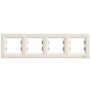 Schneider Electric Quadruple frame Asfora horizontalus kremas EPH5800423