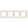 Schneider Electric Quadruple frame Asfora horizontalus kremas EPH5800423