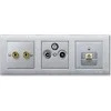 Schneider Electric Trigubas aliuminio rėmelis (MTN486360)