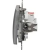 Schneider Electric Sedna Design 1-polių sidabro aliuminio jungtis SDD113101