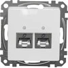Schneider Electric Sedna Design Kompiuterio lizdas 2xRJ45 kat.5e UTP baltas SDD111452