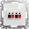 Schneider Electric Sedna Design 2x garsiakalbių lizdas baltas SDD111411