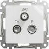 Schneider Electric Sedna Design, R/TV/SAT galutinis lizdas (4dB), baltas