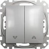 Schneider Electric Sedna Design Sidabrinė aliuminio žaliuzių jungtis SDD113104