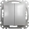 Schneider Electric Sedna Design Candlestick jungtis sidabro aliuminio SDD113105
