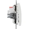 Jungiklis Schneider Electric Sedna Design, 2 klavišų, baltas.