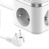 Viking maitinimo adapteris YC33, 3x 230 V, 1x USB-A, 2x USB-C, ON/OFF mygtukas, ilgis 1,4 m, baltas