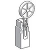 Telemecanique Sensors „Schneider Electric“ ribinis jungiklis 1R 1Z, plastikinė sukamoji svirtis su ilgio reguliavimu fi50 mm (XCKN2149G11)