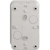 Schneider Electric XAL-E tuščia valdymo dėžutė - šviesiai pilka, 3 išpjovos, IP54, skirta XB7 O 22mm XALE3