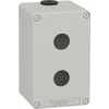 Schneider Harmony XAP Control box, tuščia, pilka, 2 skylės, XAPD2502