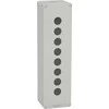Schneider Harmony XAP Control box, tuščia, pilka, 8 skylių, XAPD5508