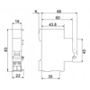 Schneider Electric Schneider Priedai SD signalizacijos kontaktas (elektrinio išjungimo indikacija) 1 perjungiamasis (1 CO) apatiniai gnybtai EZ9A29927