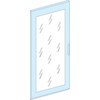 Schneider Prisma Plus G skaidrios durys 1750x600mm IP55 LVS08339
