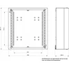 Schneider Prisma Plus G Paviršinis korpusas 630x600x205mm IP30 LVS08104