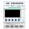 Schneider Zelio Logic RTC LCD kompaktiška relė 240 VAC 8 įėjimai 4 išėjimai SR2B121FU