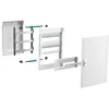 Schneider LVSXR418 PrismaSeT XS 4x18 PSXS-4-18-NT-P skirstomasis skydas, montuojamas paviršiuje, skaidrios durys, IP40 IK09 LVSXR418