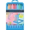 Schneider Švirkštiklio rinkinys SCHNEIDER Slider Edge Pastel dėkle, XB, 8 vnt, spalvų derinys