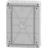Schneider Electric SCHNEIDERE Hermetinis skirstomasis įrenginys Schneider Mureva / d. Kaedra 2x12 IP65 UV MRV-2-12-NT-T 13433 paviršinės permatomos durys.