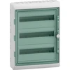 Schneider Electric SCHNEIDERE Hermetinis skirstomasis įrenginys Schneider Mureva / d. Kaedra 3x18 IP65 UV MRV-3-18-NT-T 13436 paviršinės permatomos durys.