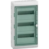 Schneider Electric SCHNEIDERE Hermetinis skirstomasis įrenginys Schneider Mureva / d. Kaedra 3x12 IP65 UV MRV-3-12-NT-T 13435 paviršinės permatomos durys.