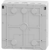 Schneider Electric SCHNEIDERE Hermetinis skirstomasis įrenginys Schneider Mini Mureva / d. Kaedra 1x8 IP65 UV mMRV-1-8-NT-T 13443 paviršinės permatomos durys.